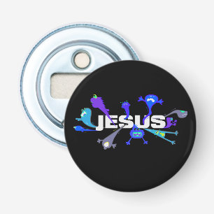 Scary Jesus Nights Bottle Opener