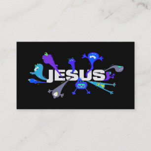 Scary Jesus Nights Business Card