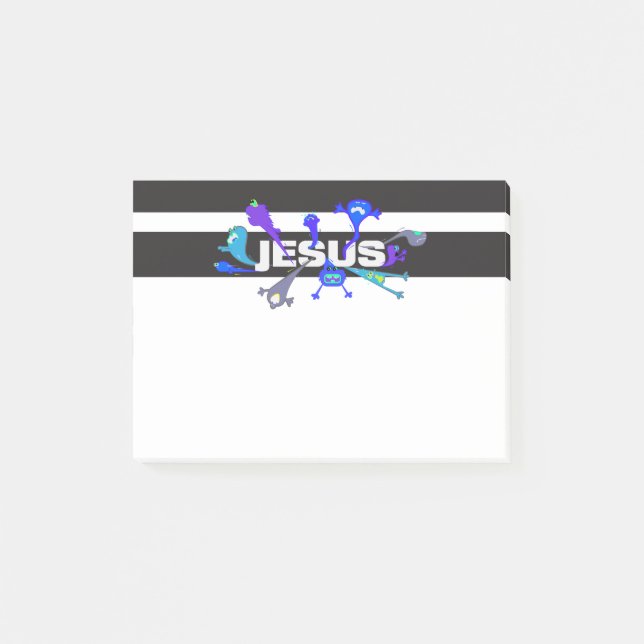 Scary Jesus Nights Post-it Notes (Front)