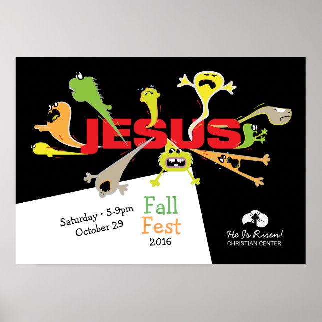 Scary Jesus Poster (Front)