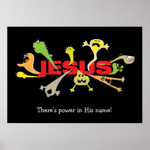 Scary Jesus Poster