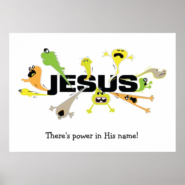 Scary Jesus Poster (Front)