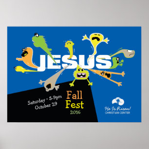 Scary Jesus Poster