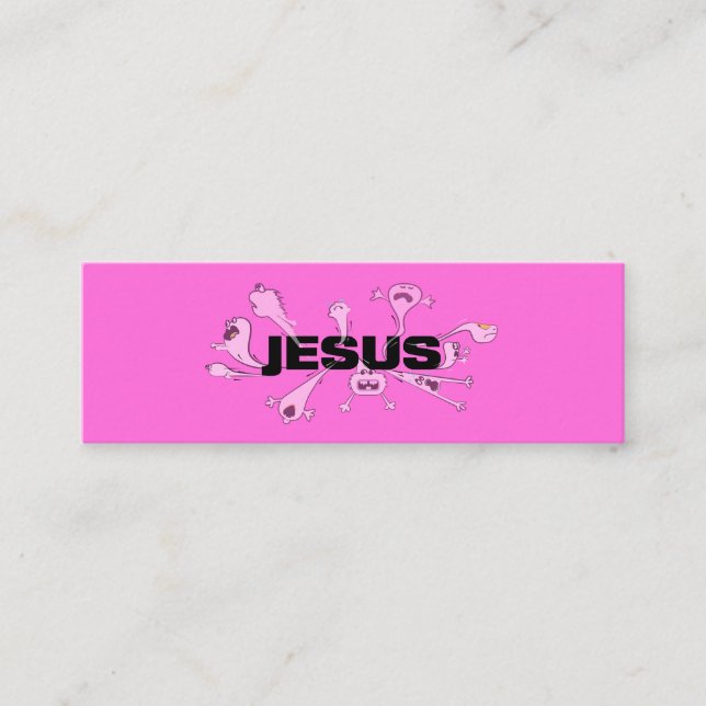 Scary Jesus Scripture Cards (Front)