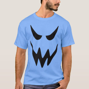 Scary Last Minute Ghost Face Costume for Halloween T-Shirt