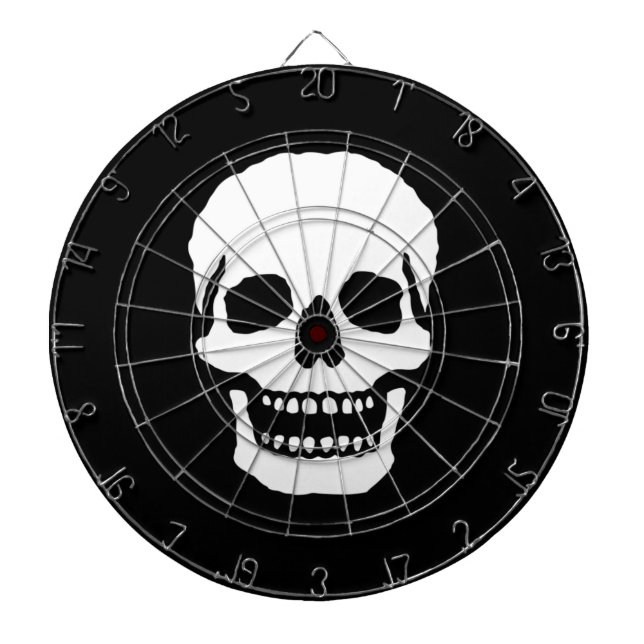 Scary Laughing Skull Dartboard (Front)