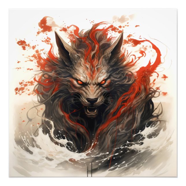 Scary Magical Beast Photo Print (Front)