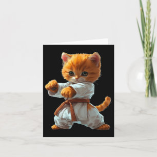 Scary Martial Arts Fighter Karate Boxer Comt Kung  Card