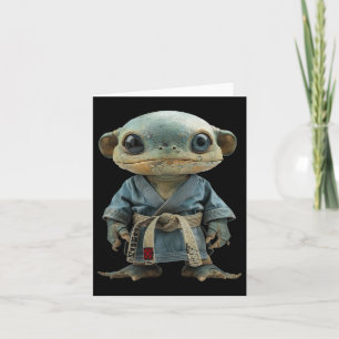 Scary Martial Arts Fighter Karate Boxer Comt Kung  Card