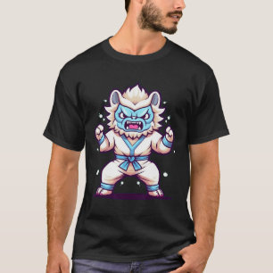 Scary Martial Arts Fighter Karate Boxer Comt Kung T-Shirt
