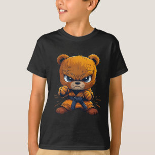Scary Martial Arts Fighter Karate Boxer Comt Kung T-Shirt