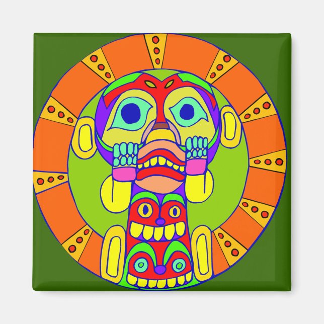 Scary Mask Magnet (Front)