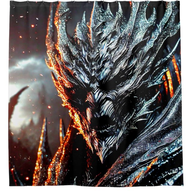 Scary Monster Shower Curtain (Front)