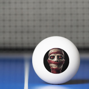 Scary Mummy Demon Halloween Ghoul Ping Pong Ball