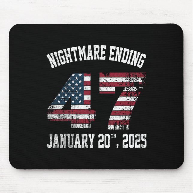 Scary Night Ending January 20th 2025 Funny Pro Tru Mouse Mat (Front)