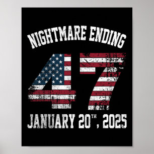 Scary Night Ending January 20th 2025 Funny Pro Tru Poster