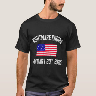 Scary Night Ending January 20th 2025 Funny Pro Tru T-Shirt