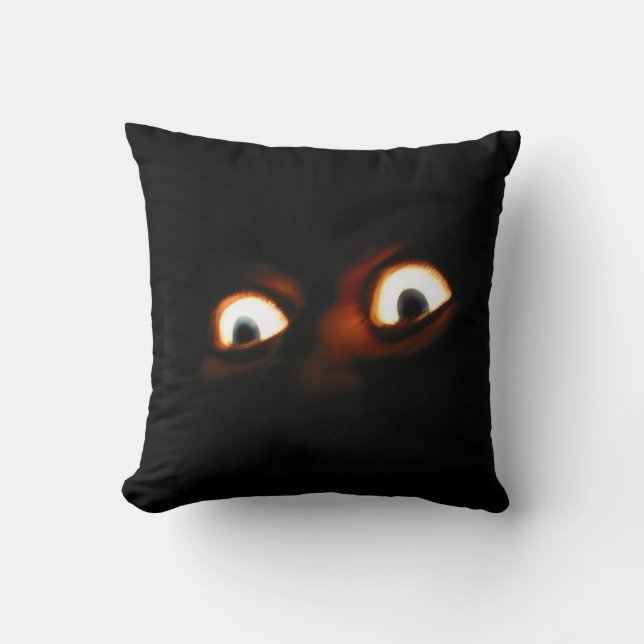 scary night eyes cushion (Front)