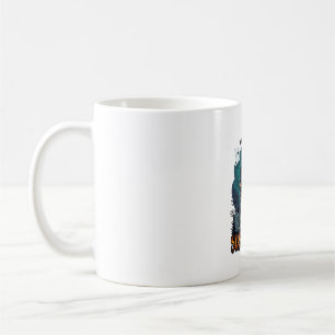 Scary Night Haunted House Ghosts Cemetery Coffee Mug