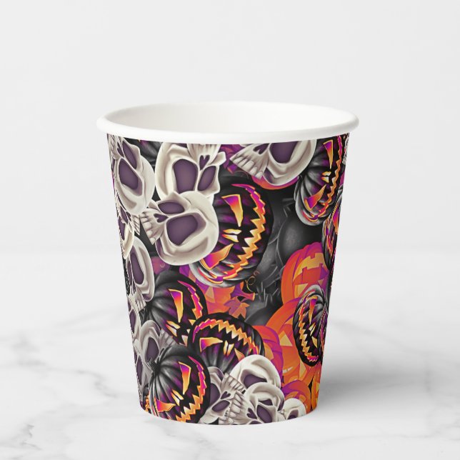 Scary Night Paper Cups (Front)