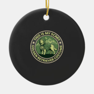 Scary Night Raven Apple Spooky Haunted Castle Hall Ceramic Tree Decoration