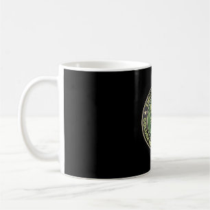 Scary Night Raven Apple Spooky Haunted Castle Hall Coffee Mug