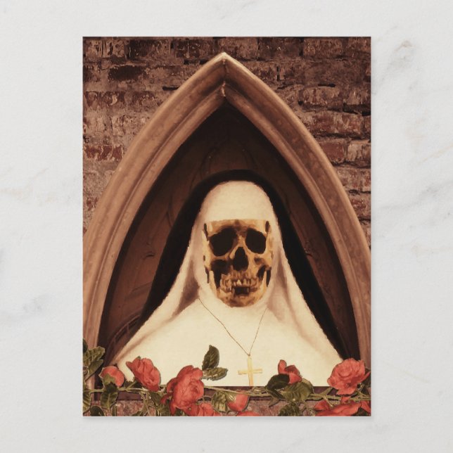 Scary Nun Postcard (Front)