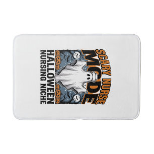 Scary Nurse Costume Halloween Ghost Nursing Shirt_ Bath Mat