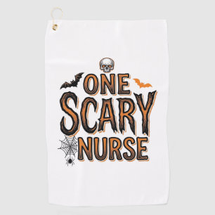 Scary Nurse Halloween Vintage Engraving Shirt Desi Golf Towel