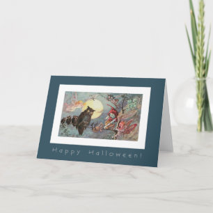 Scary Owls and Fairies by Maybank - Halloween Card