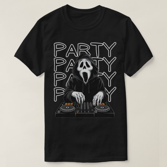 Scary Party DJ T-Shirt (Design Front)
