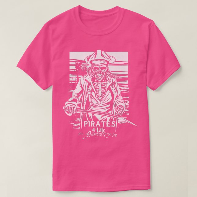 Scary Pirate Skeleton  T-Shirt (Design Front)