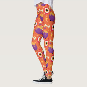 Scary Pots and Bones Leggings