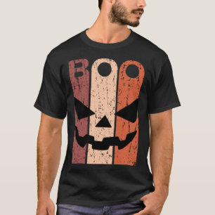 Scary Pumpkin Face Halloween Costume with Monster T-Shirt