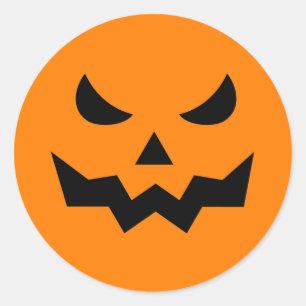 Scary Pumpkin Face / Stickers