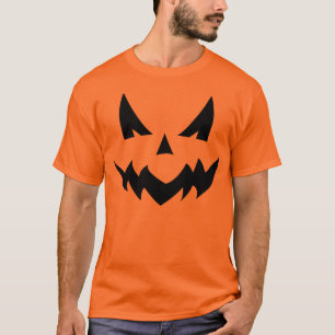 Scary Pumpkin Face T-shirt