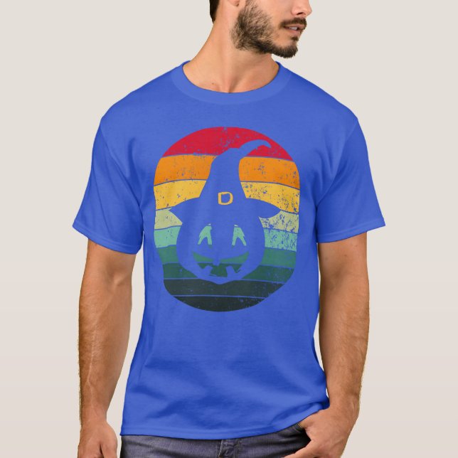 Scary Pumpkin Halloween gift T-Shirt (Front)