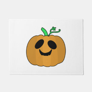 Scary Pumpkin Halloween V2   Doormat