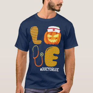 Scary Pumpkin Happy Halloween Day To Me You LOVE D T-Shirt