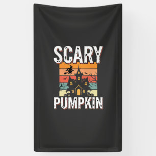 Scary Pumpkin Haunted House Halloween Design_1 Banner