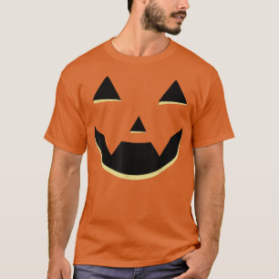 Scary Pumpkin Mask for Halloween Giant and Fun Fac T-Shirt
