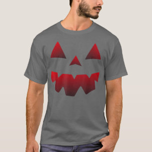 Scary Pumpkin Mask for Halloween Giant and Fun Fac T-Shirt