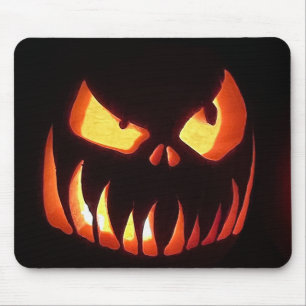 Scary Pumpkin Mouse Mat