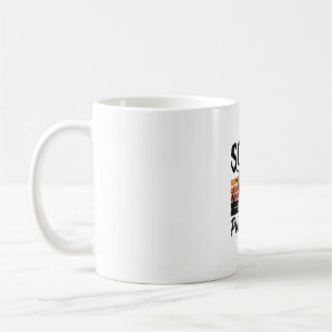 Scary Pumpkin Vintage Haunted House Halloween Desi Coffee Mug
