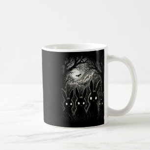 Scary Rabbit Eyes Forest Creepy Halloween Costume  Coffee Mug