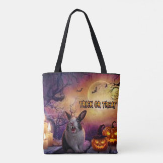 Scary Rabbit Tote Bag