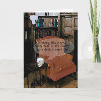scary read card