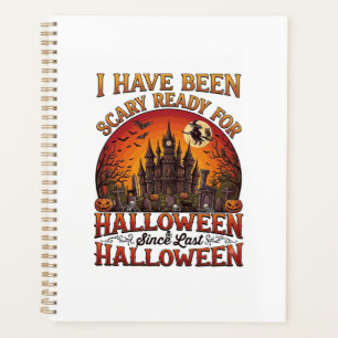 Scary Ready Halloween Haunted Castle Witch Pumpkin Planner