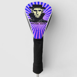 Scary Retro Voodoo Doctor Comic Art Golf Head Cover