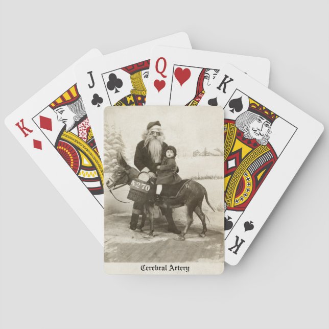 Scary Santa Playing Cards (Back)